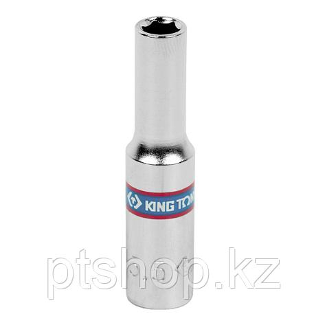 KING TONY Головка торцевая глубокая шестигранная 1/4", 5,5 мм KING TONY 223555M, фото 1
