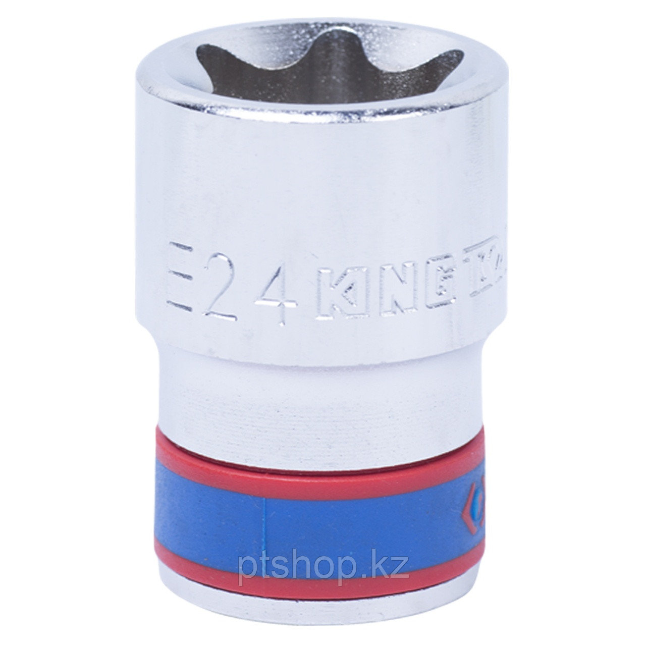 KING TONY Головка торцевая TORX Е-стандарт 1/2", E24, L = 39 мм KING TONY 437524M