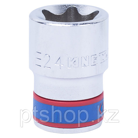 KING TONY Головка торцевая TORX Е-стандарт 1/2", E24, L = 39 мм KING TONY 437524M, фото 1