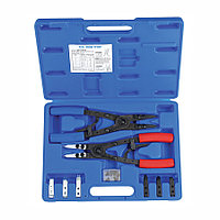 KING TONY Набор съемников стопорных колец 267 мм, сменные насадки, 15 предметов, кейс KING TONY 45115PP