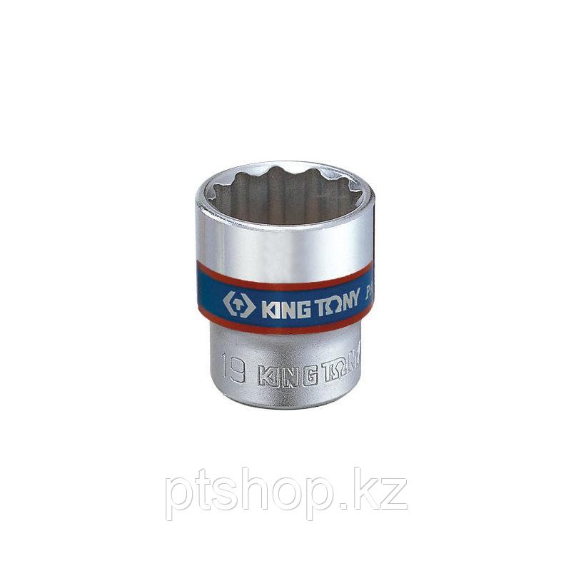 KING TONY Головка торцевая стандартная двенадцатигранная 3/8", 18 мм KING TONY 333018M