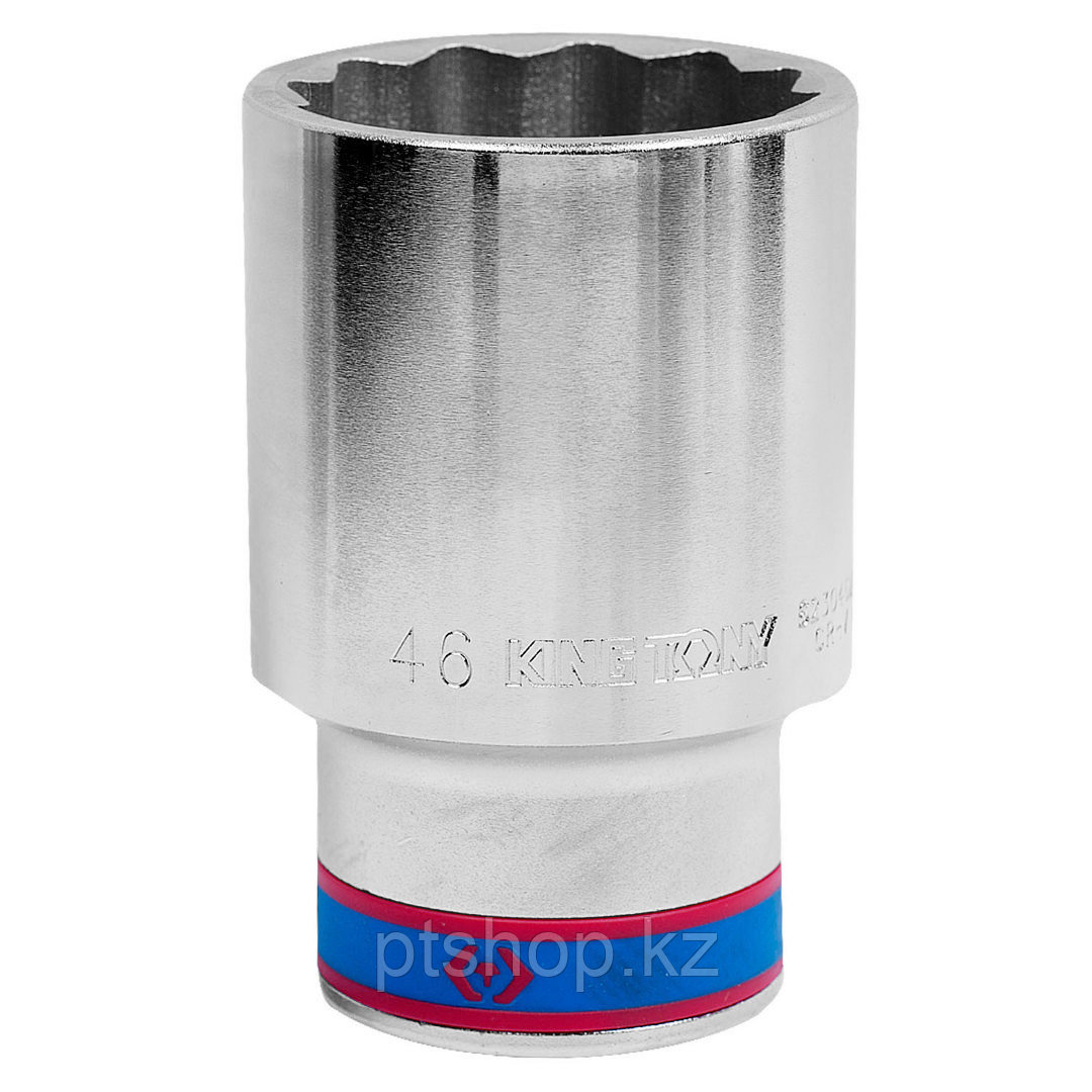 KING TONY Головка торцевая глубокая двенадцатигранная 3/4", 46 мм KING TONY 623046M