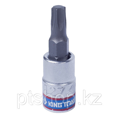 KING TONY Насадка (бита) торцевая 1/4", Torx T27, L = 37 мм KING TONY 203327, фото 1