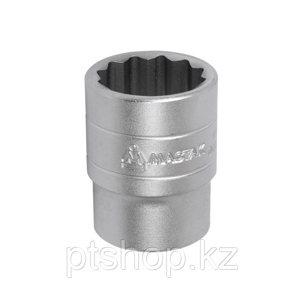 МАСТАК Головка торцевая стандартная двенадцатигранная 1/2", 17 мм МАСТАК 000-42017