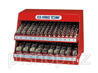 Стенд с торцевыми головками King Tony 4335S 1/2" 136 предметов, фото 1