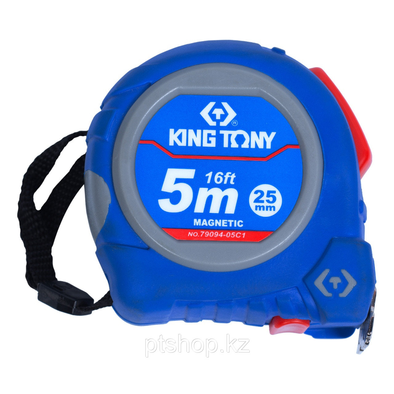 KING TONY Рулетка измерительная 5 м, магнитный крюк KING TONY 79094-05C1 - фото 1 - id-p110604040