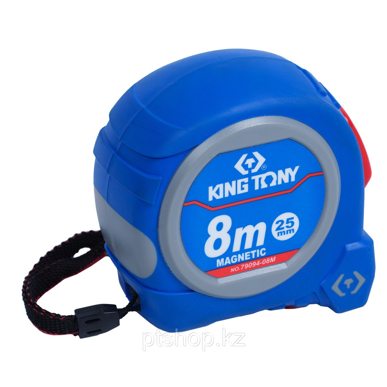 KING TONY Рулетка измерительная 8 м, магнитный крюк KING TONY 79094-08M - фото 1 - id-p110604043