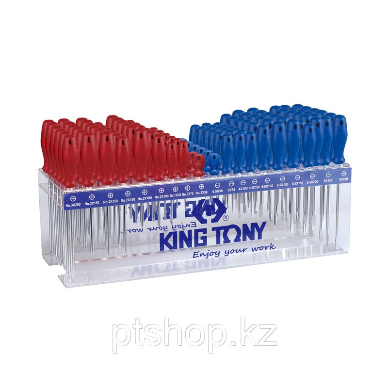 KING TONY Подставка для отверток на 114 предметов KING TONY 87111 - фото 1 - id-p110604341