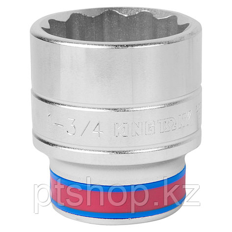 KING TONY Головка торцевая стандартная двенадцатигранная 3/4", 1-3/4", дюймовая KING TONY 633056S, фото 1