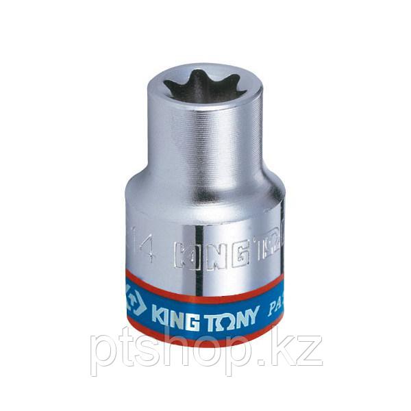 KING TONY Головка торцевая TORX Е-стандарт 3/8", E18, L = 28 мм KING TONY 337518M