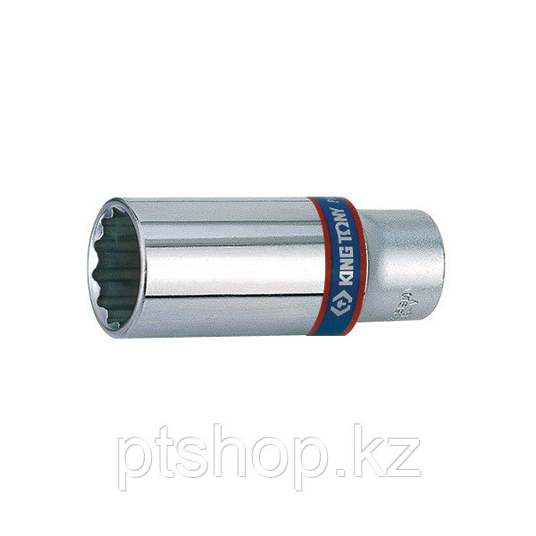KING TONY Головка торцевая глубокая двенадцатигранная 3/8", 24 мм KING TONY 323024M