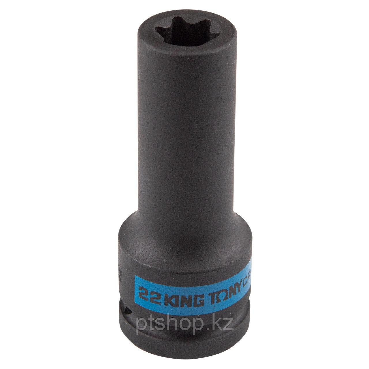 KING TONY Головка торцевая ударная глубокая TORX Е-стандарт 3/4", E22, L = 110 мм KING TONY 647522M