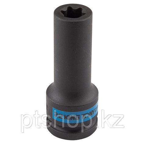 KING TONY Головка торцевая ударная глубокая TORX Е-стандарт 3/4", E22, L = 110 мм KING TONY 647522M, фото 1