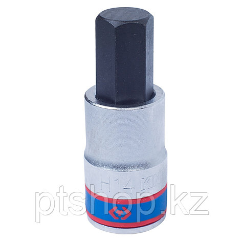 KING TONY Насадка (бита) торцевая 1/2", Hex, 14 мм, L = 60 мм KING TONY 402514, фото 1