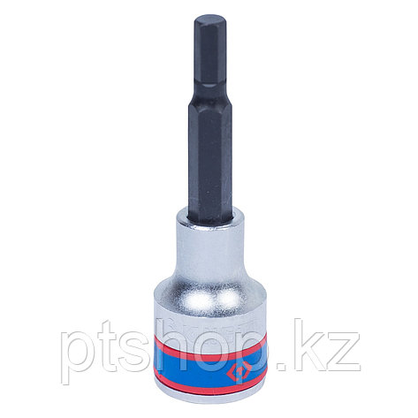 KING TONY Насадка (бита) торцевая 1/2", Hex, 6 мм, L = 80 мм KING TONY 403506, фото 1