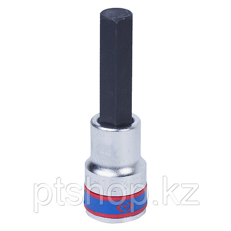 KING TONY Насадка (бита) торцевая 1/2", Hex, 12 мм, L = 80 мм KING TONY 403512, фото 1