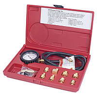 МАСТАК Манометр для измерения давления масла, 0-7 бар, комплект адаптеров МАСТАК 120-20020C
