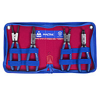 МАСТАК Набор съемников стопорных колец, 4 предмета, в футляре на молнии МАСТАК 033-4Z