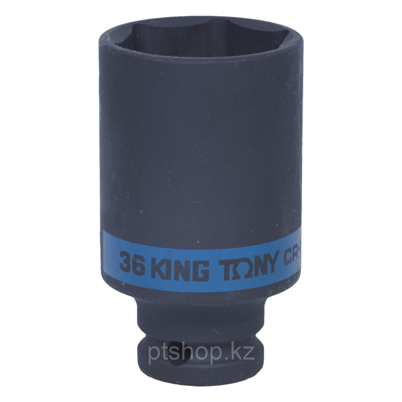 KING TONY Головка торцевая ударная глубокая шестигранная 1/2", 36 мм KING TONY 443536M