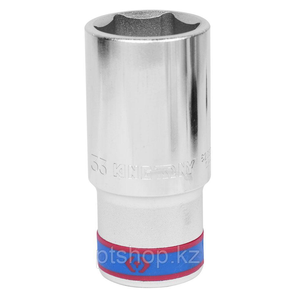 KING TONY Головка торцевая глубокая шестигранная 3/4", 33 мм KING TONY 623533M