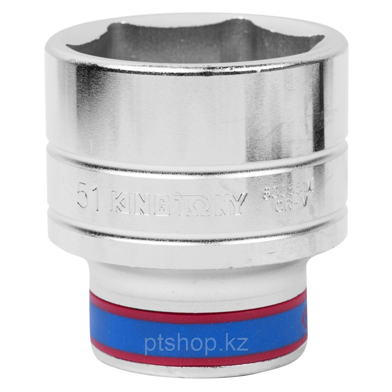 KING TONY Головка торцевая стандартная шестигранная 3/4", 51 мм KING TONY 633551M