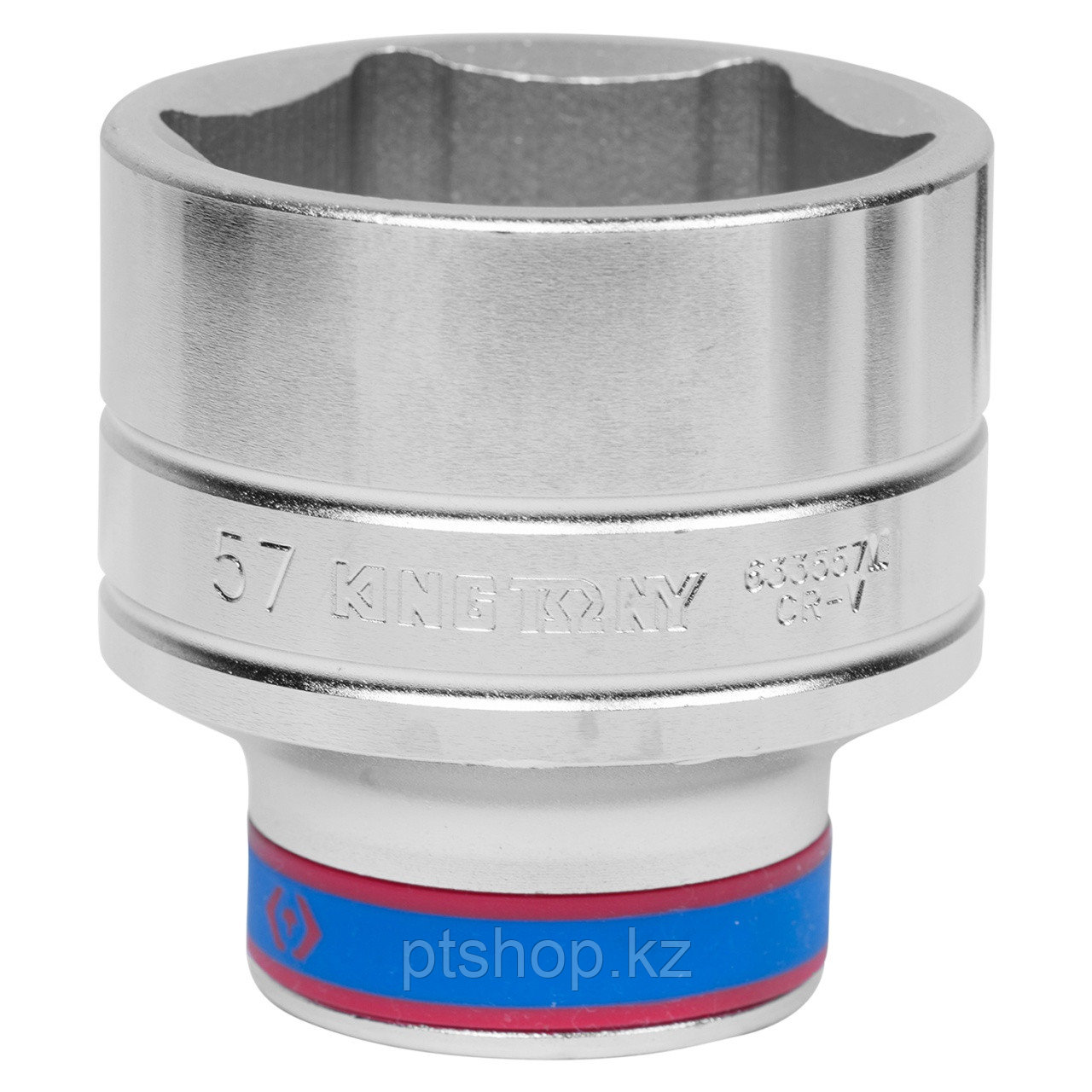KING TONY Головка торцевая стандартная шестигранная 3/4", 57 мм KING TONY 633557M
