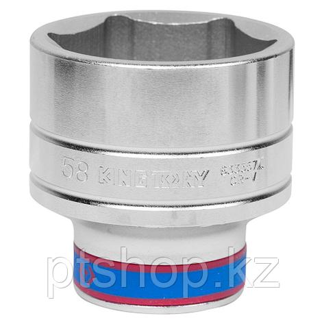KING TONY Головка торцевая стандартная шестигранная 3/4", 58 мм KING TONY 633558M, фото 1