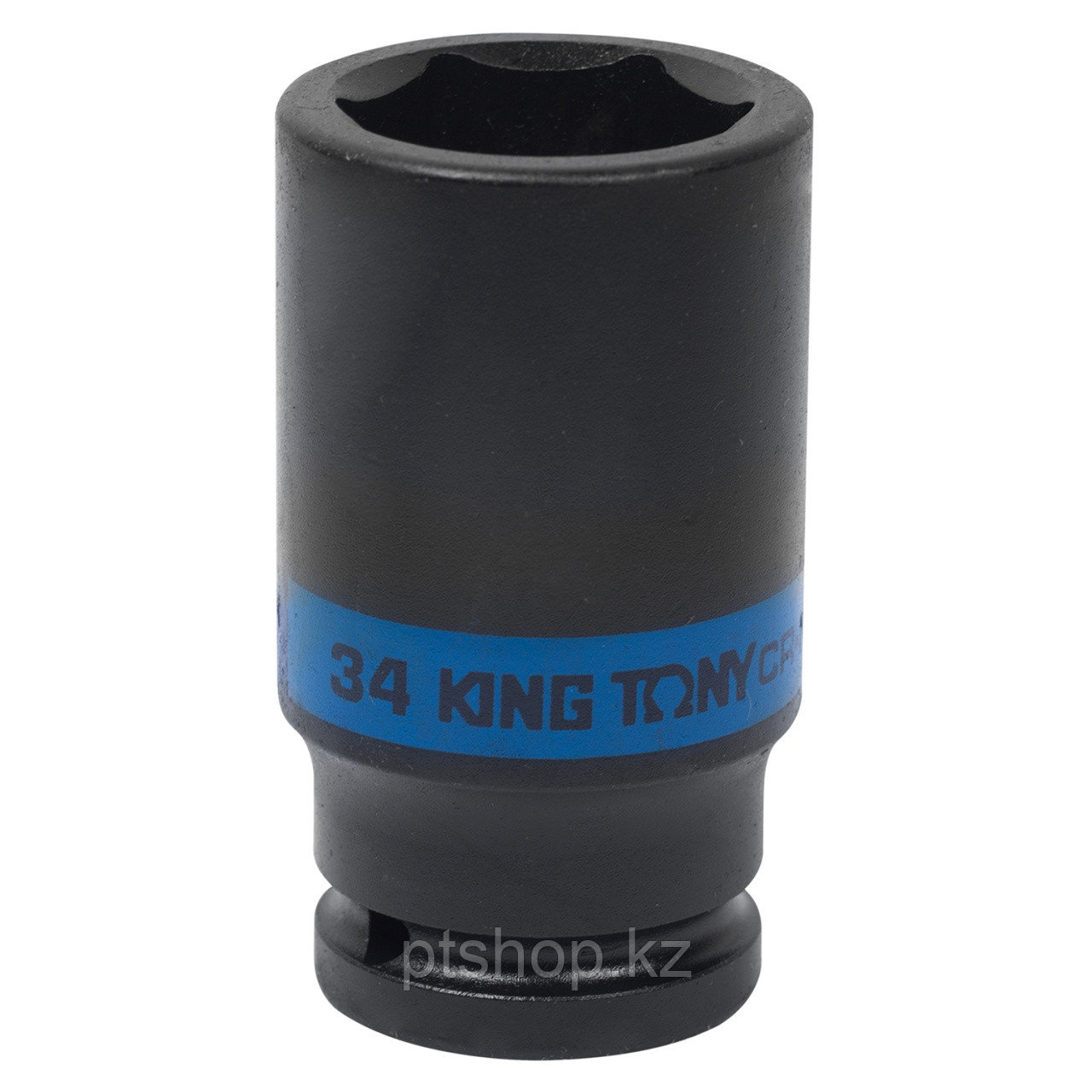 KING TONY Головка торцевая ударная глубокая шестигранная 3/4", 34 мм KING TONY 643534M