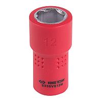 KING TONY Головка торцевая диэлектрическая шестигранная 1/4", 12 мм KING TONY 2335VE12M