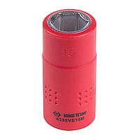 KING TONY Головка торцевая диэлектрическая шестигранная 1/2", 15 мм KING TONY 4335VE15M