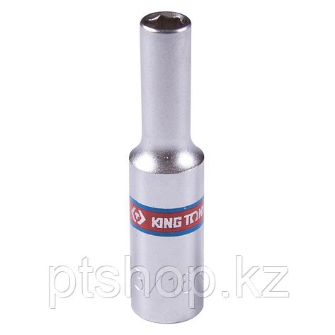 KING TONY Головка торцевая глубокая шестигранная 1/4", 3/16", дюймовая KING TONY 223506S, фото 1