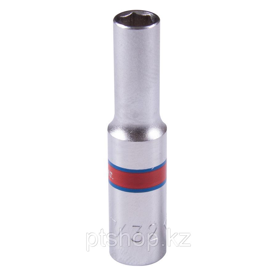 KING TONY Головка торцевая глубокая шестигранная 1/4", 7/32", дюймовая KING TONY 223507S