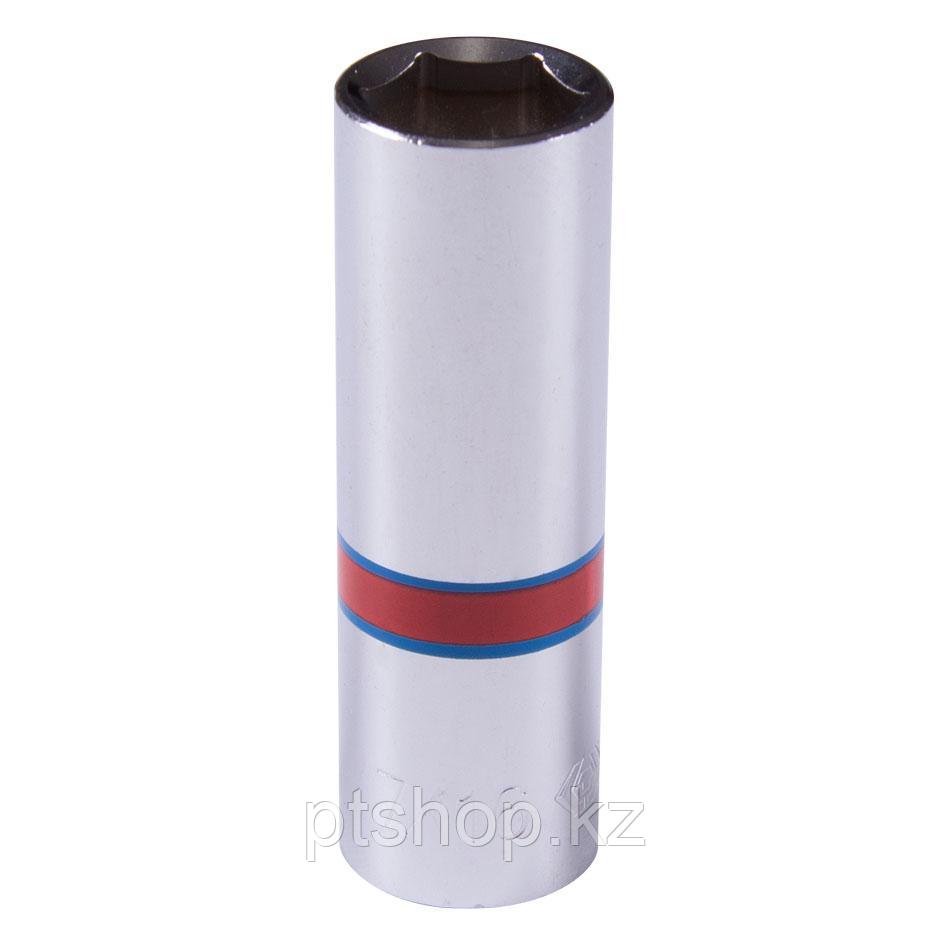KING TONY Головка торцевая глубокая шестигранная 1/4", 7/16", дюймовая KING TONY 223514S