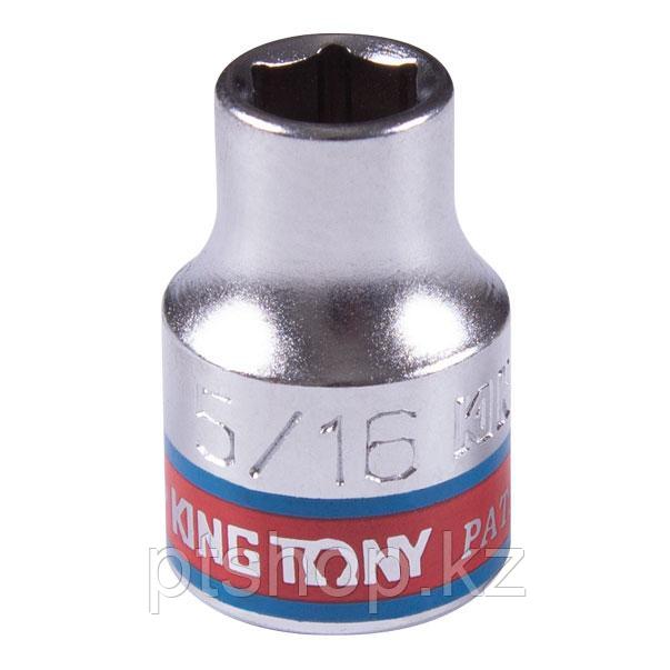 KING TONY Головка торцевая стандартная шестигранная 3/8", 5/16", дюймовая KING TONY 333510S