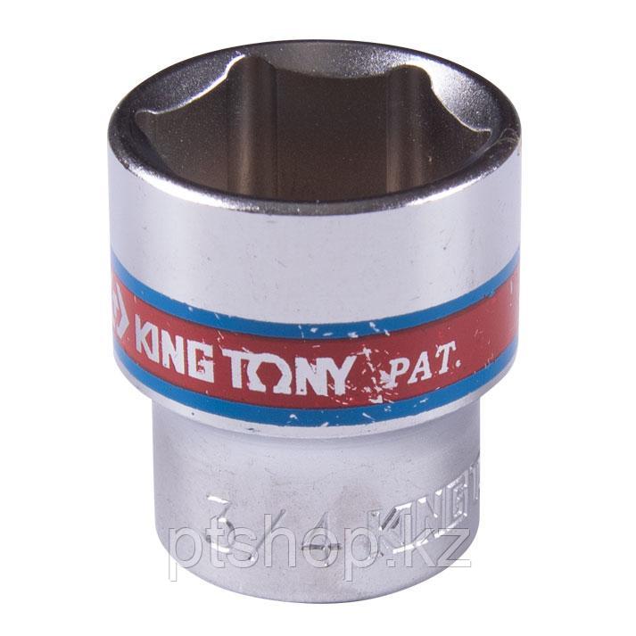 KING TONY Головка торцевая стандартная шестигранная 3/8", 3/4", дюймовая KING TONY 333524S