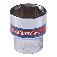 Головка торцевая стандартная шестигранная 3/8" 3/4" дюймовая KING TONY 333524S