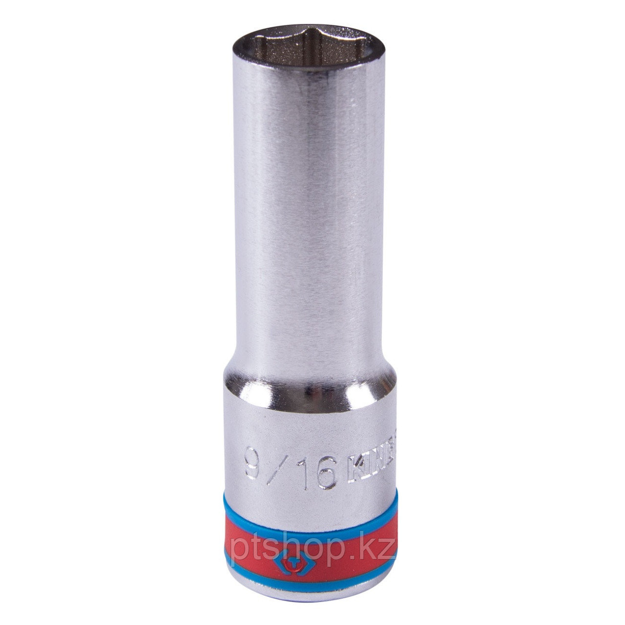 KING TONY Головка торцевая глубокая шестигранная 1/2", 9/16", дюймовая KING TONY 423518S