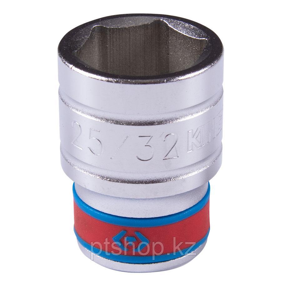 KING TONY Головка торцевая стандартная шестигранная 1/2", 25/32", дюймовая KING TONY 433525S