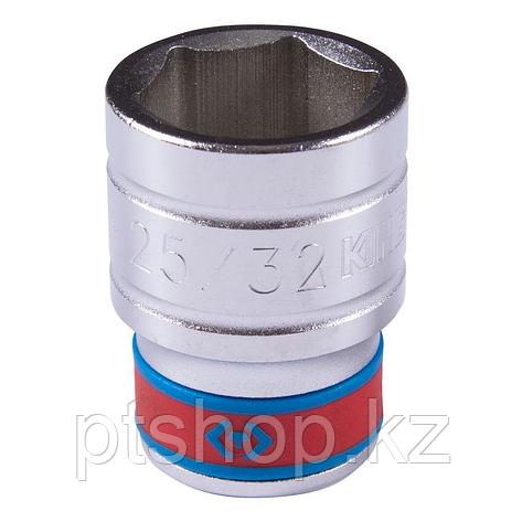 KING TONY Головка торцевая стандартная шестигранная 1/2", 25/32", дюймовая KING TONY 433525S, фото 1