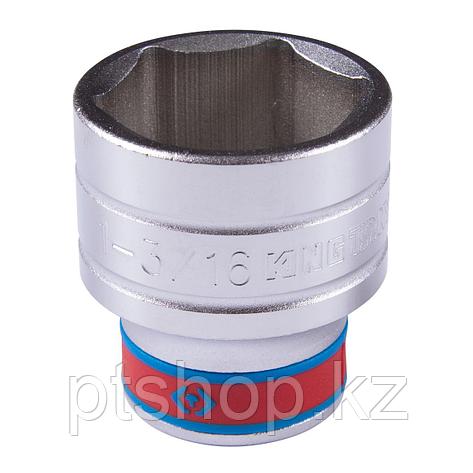 KING TONY Головка торцевая стандартная шестигранная 1/2", 1-3/16", дюймовая KING TONY 433538S, фото 1