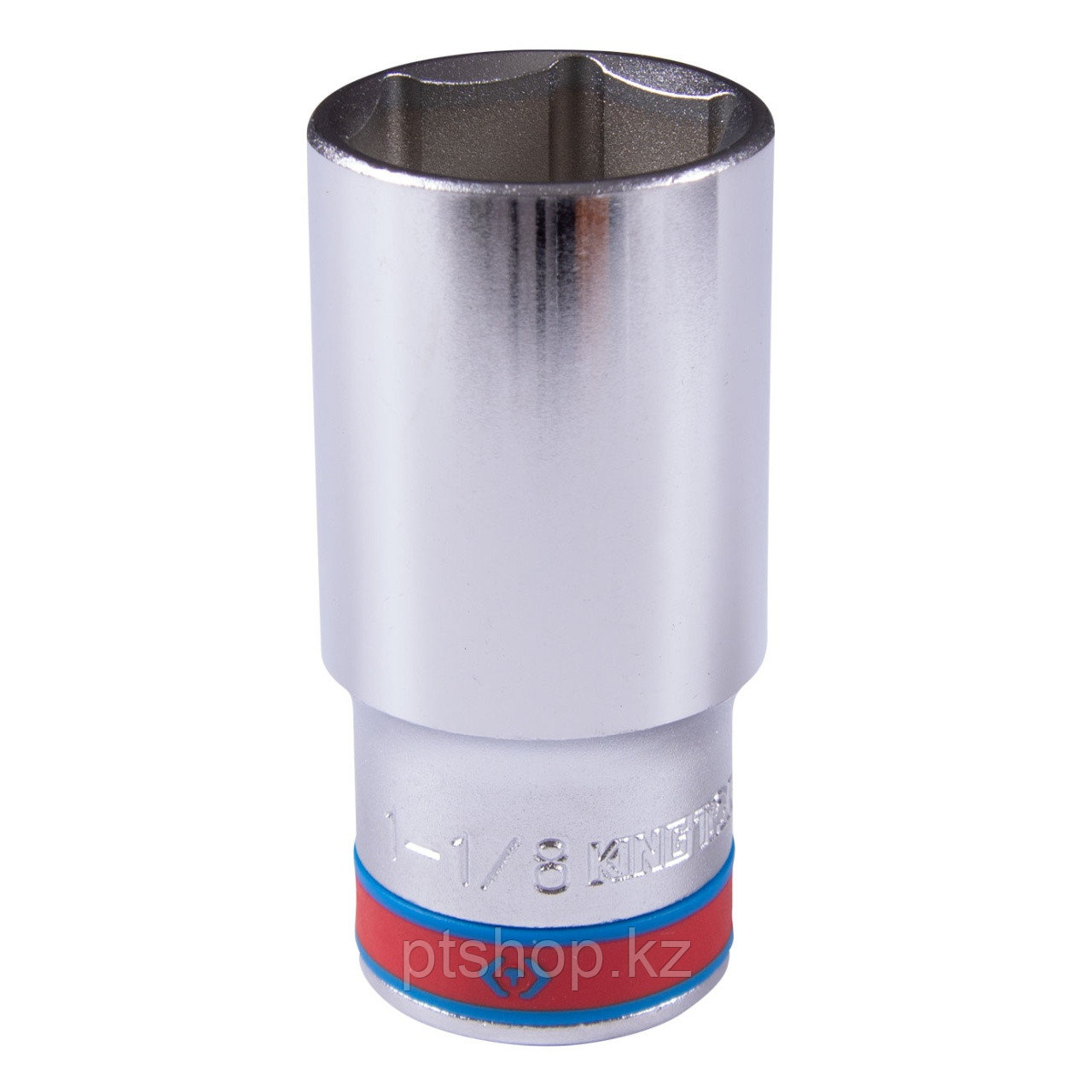KING TONY Головка торцевая глубокая шестигранная 1/2", 1-1/8", дюймовая KING TONY 423536S
