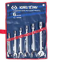 KING TONY Набор комбинированных ключей, 10-19 мм, 6 предметов KING TONY 1B06MR