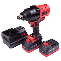 Гайковерт Mighty Seven DW-601A аккумуляторный ударный 3/4" 1900 Нм 18 В 4 предмета