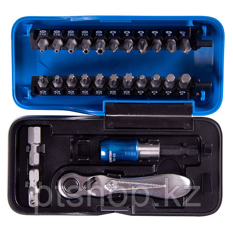 KING TONY Набор вставок (бит) серии "АТОМ", 1/4", PH, PZ, Hex, Torx, 26 предметов KING TONY 1026CQ-AM, фото 1