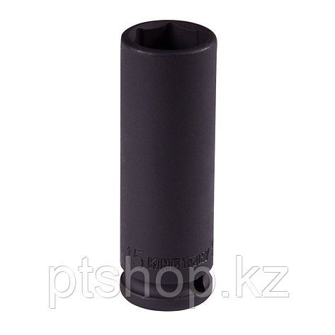 KING TONY Головка торцевая ударная глубокая шестигранная 3/8", 15 мм KING TONY 343515M, фото 1