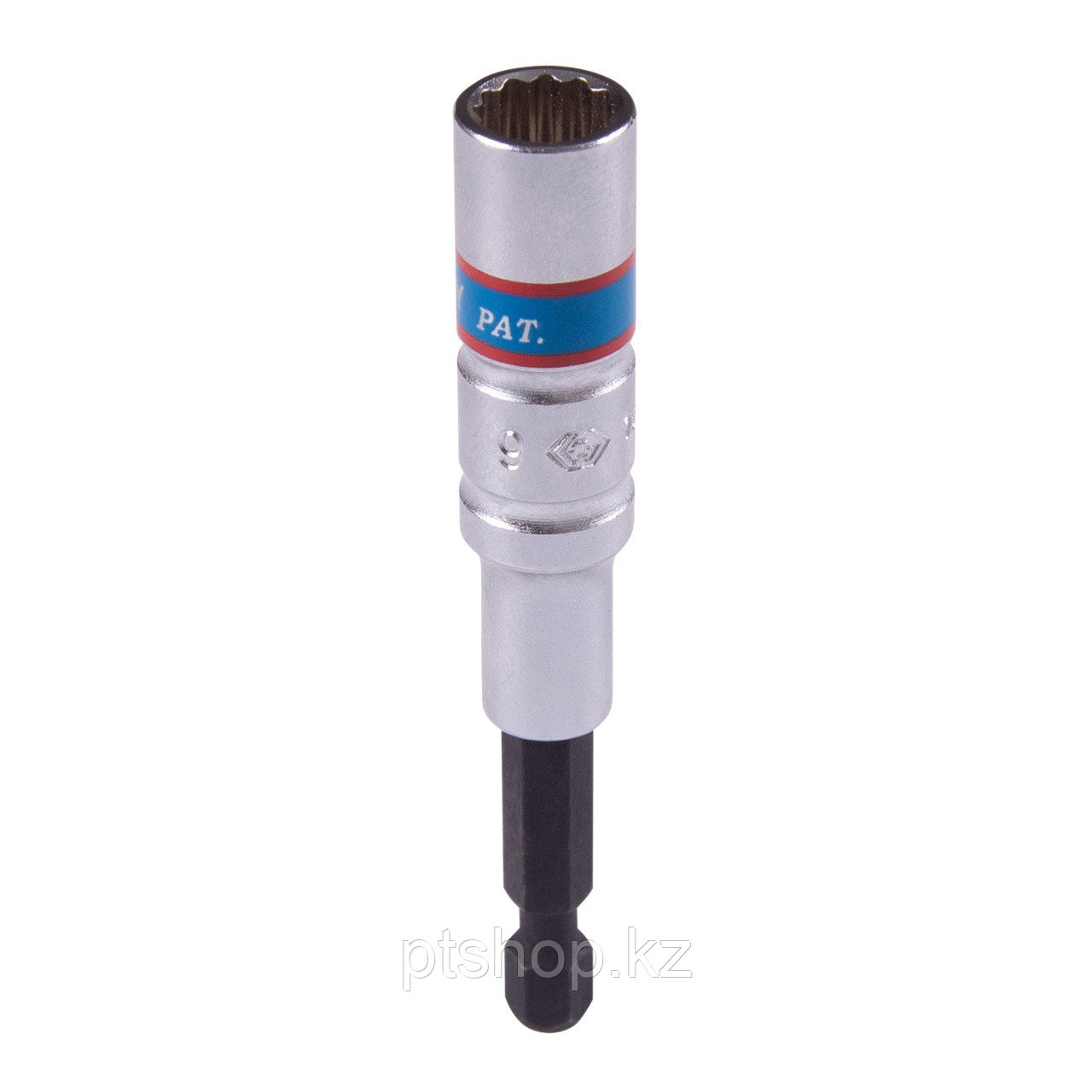 KING TONY Головка для шуруповерта двенадцатигранная 1/4", 9 мм, L = 80 мм KING TONY 76B809M