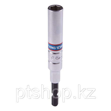 KING TONY Головка для шуруповерта шестигранная 1/4", 9 мм, L = 110 мм KING TONY 76C1109M, фото 1