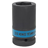 KING TONY Головка торцевая ударная глубокая шестигранная 1", 35 мм KING TONY 843535M