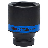 Головка торцевая ударная глубокая шестигранная 1" 58 мм KING TONY 843558M