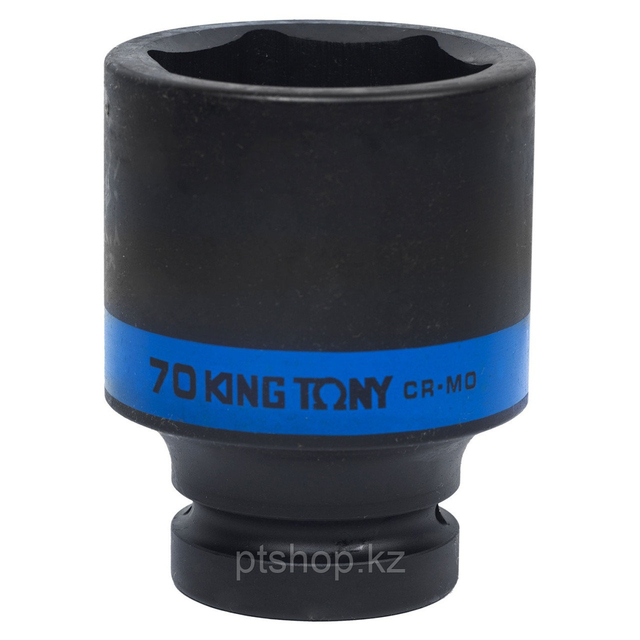 KING TONY Головка торцевая ударная глубокая шестигранная 1", 70 мм KING TONY 843570M